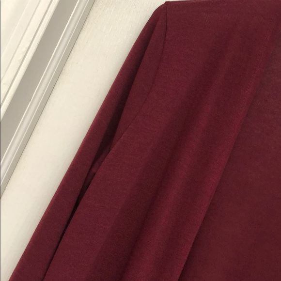 Last 1 size small! RED WINE  duster / Cardigan - Picture 7 of 7